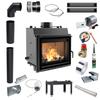 Fireplace Insert with Water Jacket KRATKI MAJA Power 8 kW Ø 180 Set