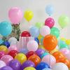 50 Pcs Latex Balloons Set Metallic Confetti Balloons Easy To Assemble Party Balloons with Ribbon for Kids Birthday Baby Shower Weddings Supplies