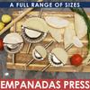 KAYCROWN 6 Inch Empanada Press, Stainless Steel Dumpling Maker Dough Cutter Dumpling Mold for Empanada, Dumpling, Ravioli, Pierogi, Turnovers,