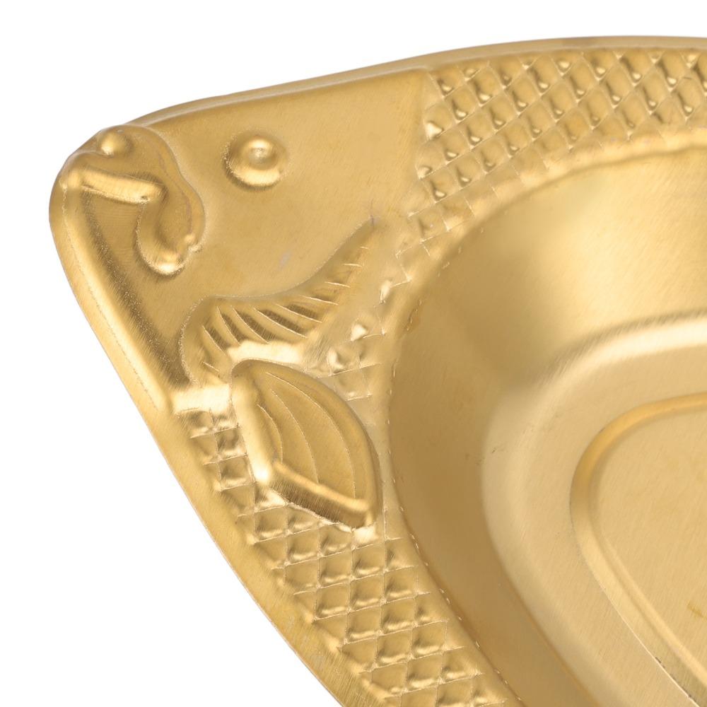 Decorative Fish Shaped Plate Stainless Steel Food Tray Fish Serving Platter  Birthday Party
