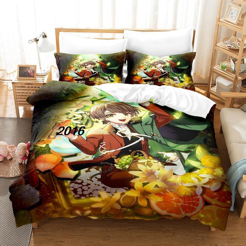 New Game Promise of Wizard Bedding Set Duvet Cover Comforter King Queen Twin Size Boys Girl Adult