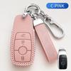 Genuine Leather Car Key Case for Mercedes Benz E C G M R S Class W204 W212 W176 GLC CLA GLA AMG Cover Keychain Car Accessories