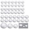 Bath Bath Styrofoam Semicircular Styrofoam Crafts for Tsumami Zaiku 15 Pieces Total of 45 & Hemispheres, (3 Sizes, Each, Pieces)