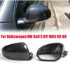 Для Volkswagen VW Golf 5 MK5 GTI Jetta 5 Passat B6 B5.5 Крышка бокового зеркала заднего вида автомобиля, накладка на крыло, внешняя накладка на дверь, отделка, карбон