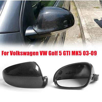 Для Volkswagen VW Golf 5 MK5 GTI Jetta 5 Passat B6 B5.5 Крышка бокового зеркала заднего вида автомобиля, накладка на крыло, внешняя накладка на дверь, отделка, карбон