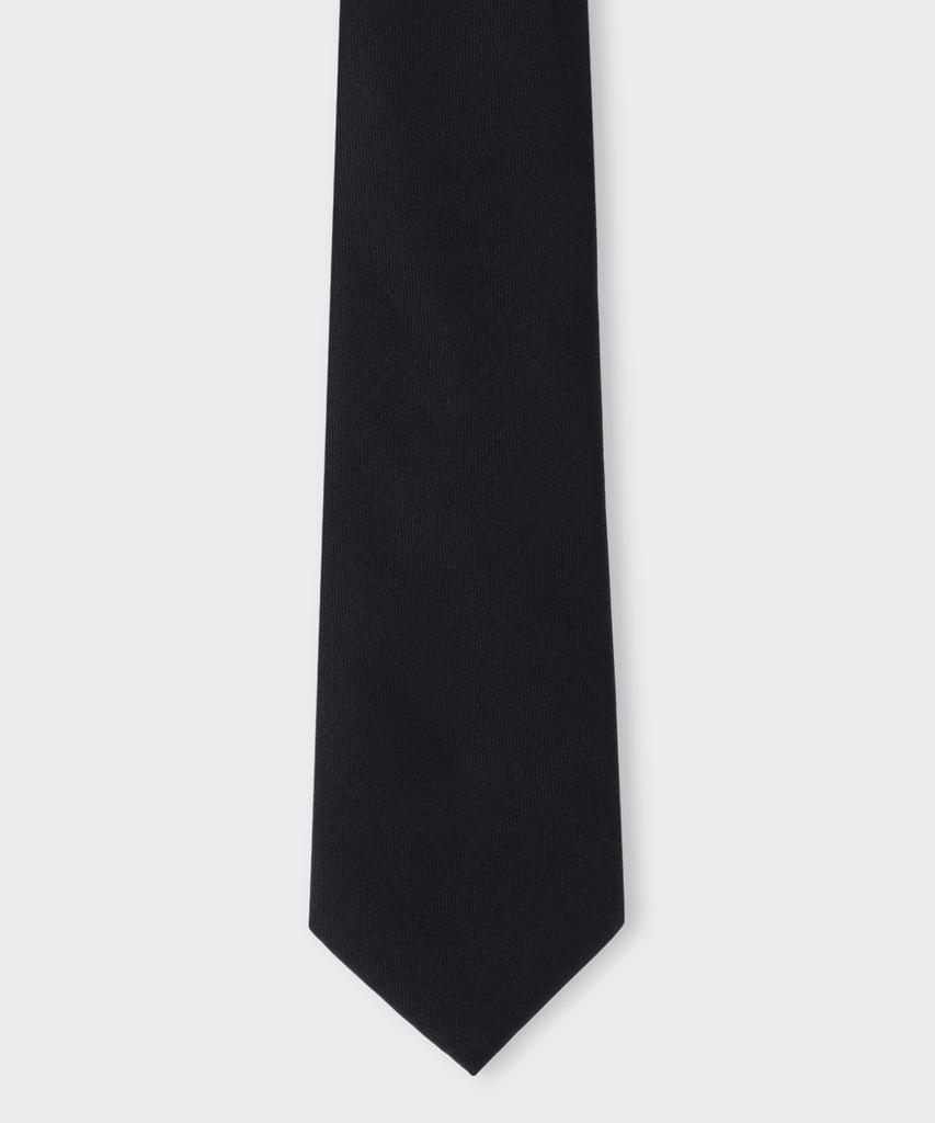 MUSINSA STANDARD Wool Standard Solid Tie [Black]