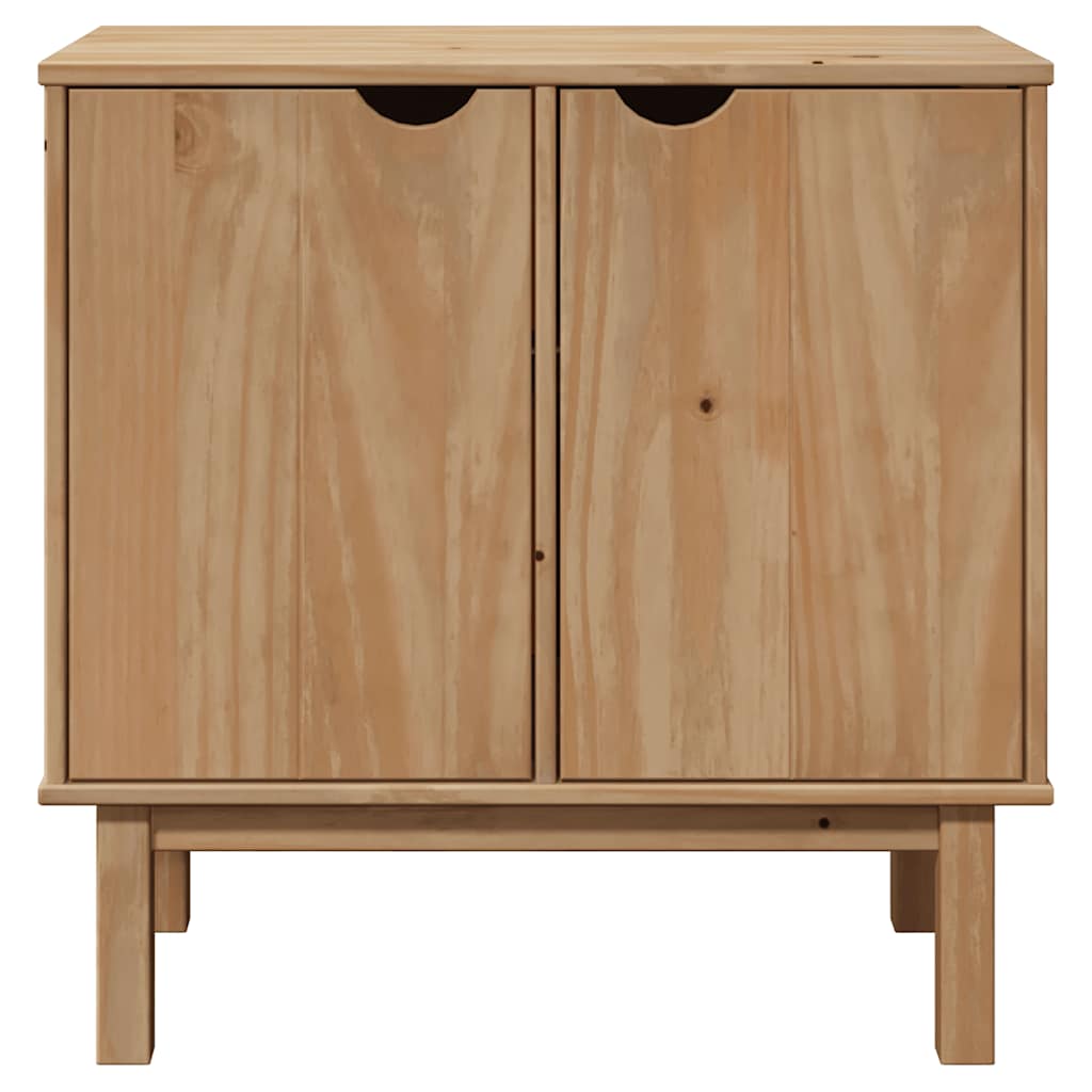 vidaXL Flurschrank OTTA 75x40x75 cm Massivholz Kiefer