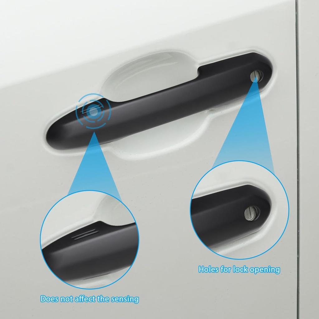 Marchfa RAV4 RAV4 PHV Накладка на дверную ручку Накладка на дверную ручку лента Наружная накладка на ручку Тип полной накладки Тип накладки С отверстием для смарт-ключа (5-е поколение) [Нет