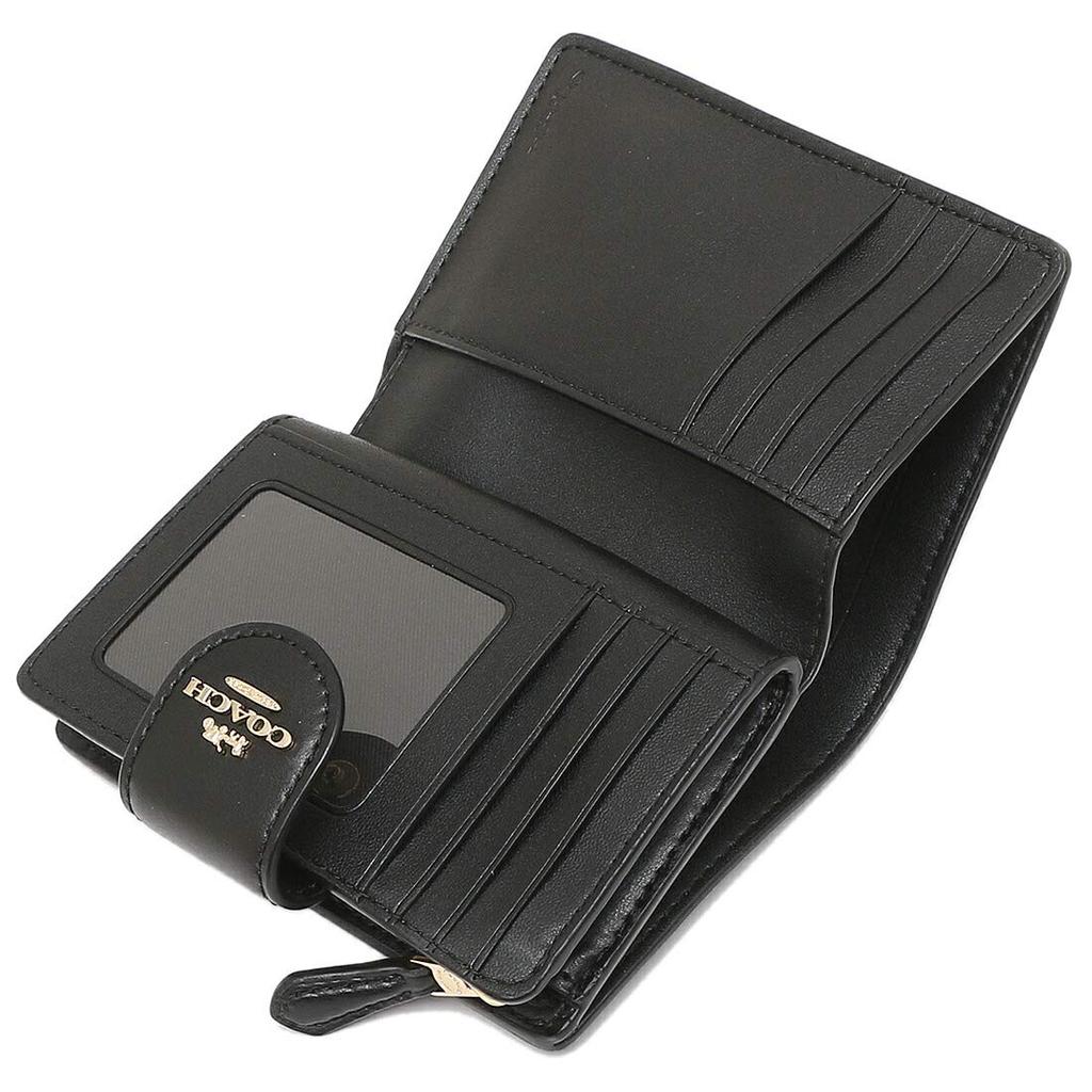 Outlet Bifold Wallet Signature FC0082 СРЕДНИЙ УГЛОВОЙ МОЛНИЯ КОШЕЛЕК SIGNATURE IMAA8 Коричневый Черный [Coach] Женский (1) [Элемент]