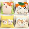 Модная наволочка H-HHamtaro, удобная, двусторонняя, идеально подходит для автомобиля, дивана, спальни и других мест