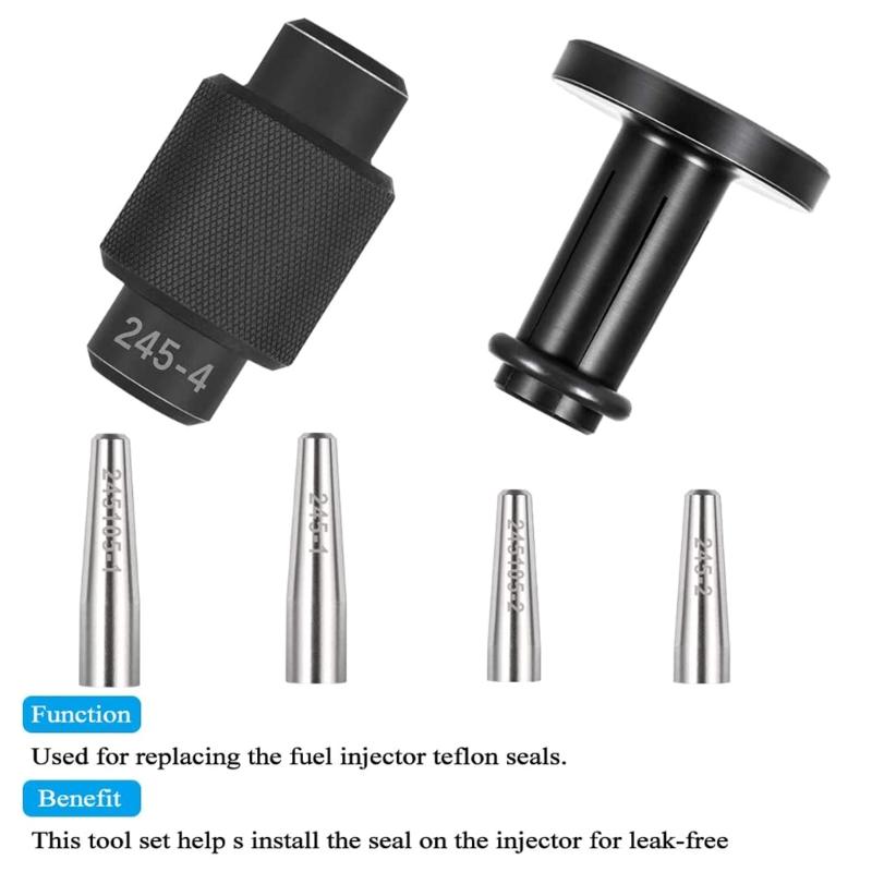 GM245 Инструменты для уплотнений топливных форсунок Съемник узла топливной рампы Подходит для #EN-49245 EN-51105 и #18683AA0