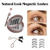 1 набор магнитных ресниц с пинцетом, естественно выглядящие магнитные накладные ресницы с аппликатором