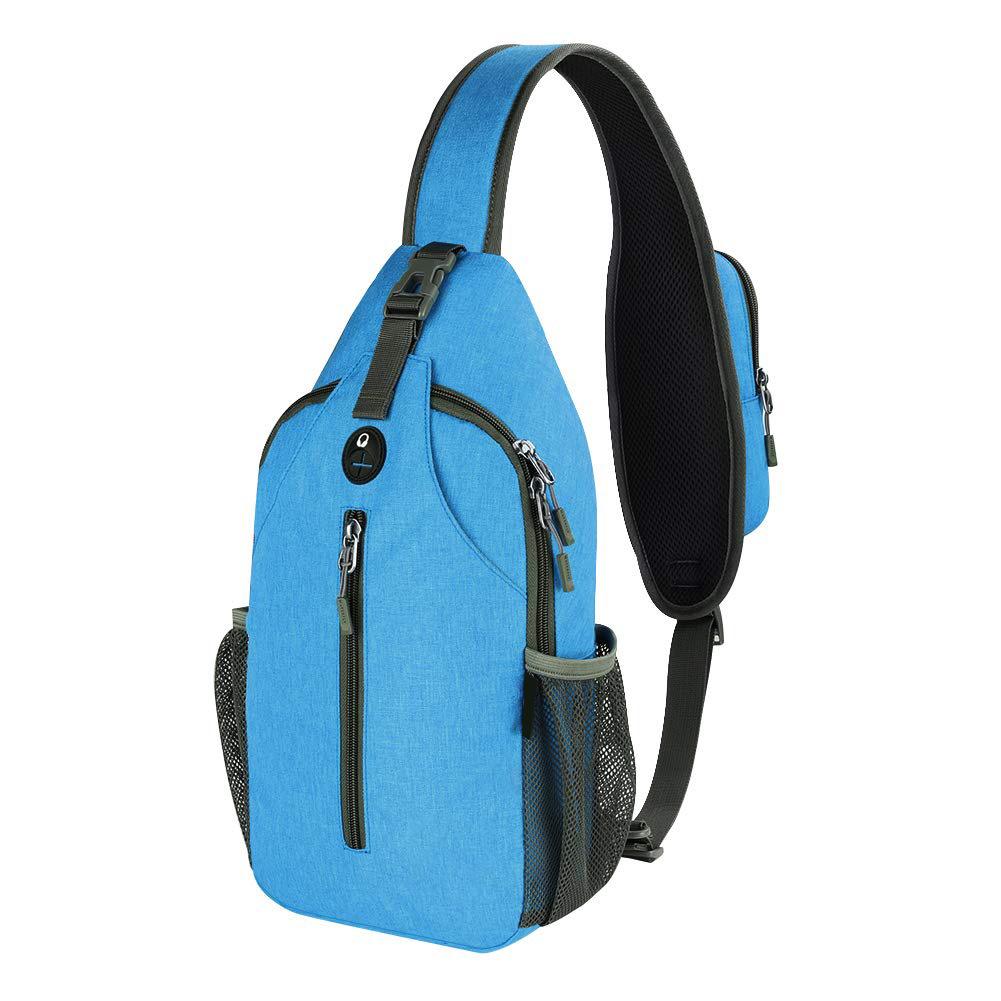 Men'S Outdoor Breast Bag Fashion Men'S Shoulder Bag Trendy Casual Outdoor Bag Wear-Resistant Scratch-Proof Waterproof Breast Bag
