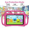 2024 Новый детский планшет K4 BDF, 7 дюймов, Android 9.0, 32 ГБ ПЗУ, 5G, Wi-Fi, 4000 мАч
