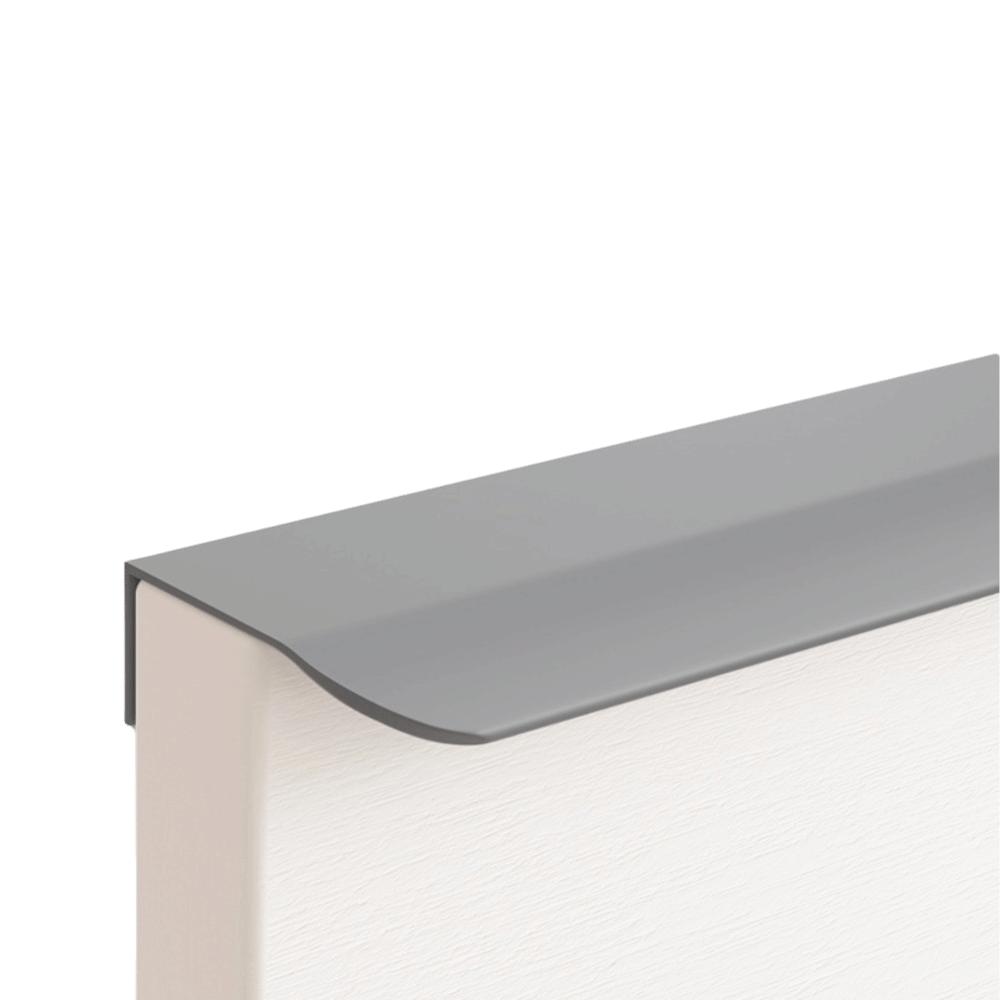 Aluminum Zinc Zinc Alloy nvisible Cabinet Handles Arc Design Cabinet Arc Design  Kitchen Cabinet