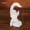 Очаровательная фигурка херувима - Статуэтка ангела из смолы ручной работы для декора дома и сада, Идеально подходит для гостиной, спальни