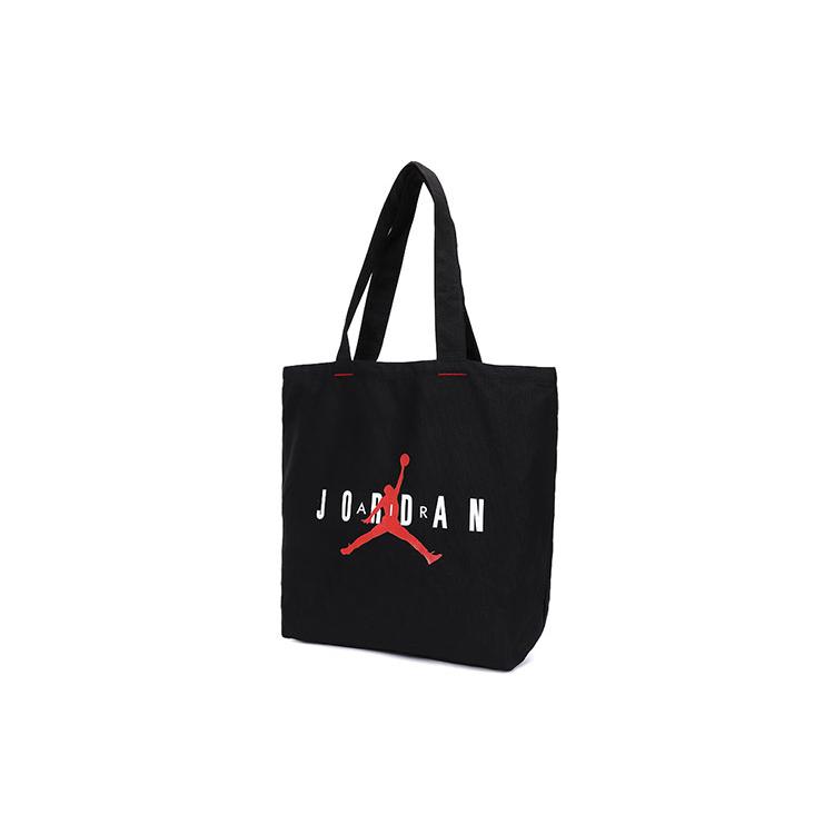 Jordan Cotton Shoulder Bag Regular Unisex Black (Unisex) Shoulder Bags JD2113017GS 002