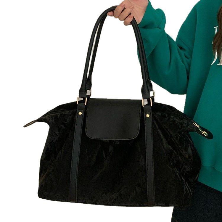 Дорожная сумка большой вместимости Женская портативная сумка для хранения багажа для командировок на короткие расстояния Сумка для фитнеса, для выхода в свет, для путешествий налегке, сумка для багажа