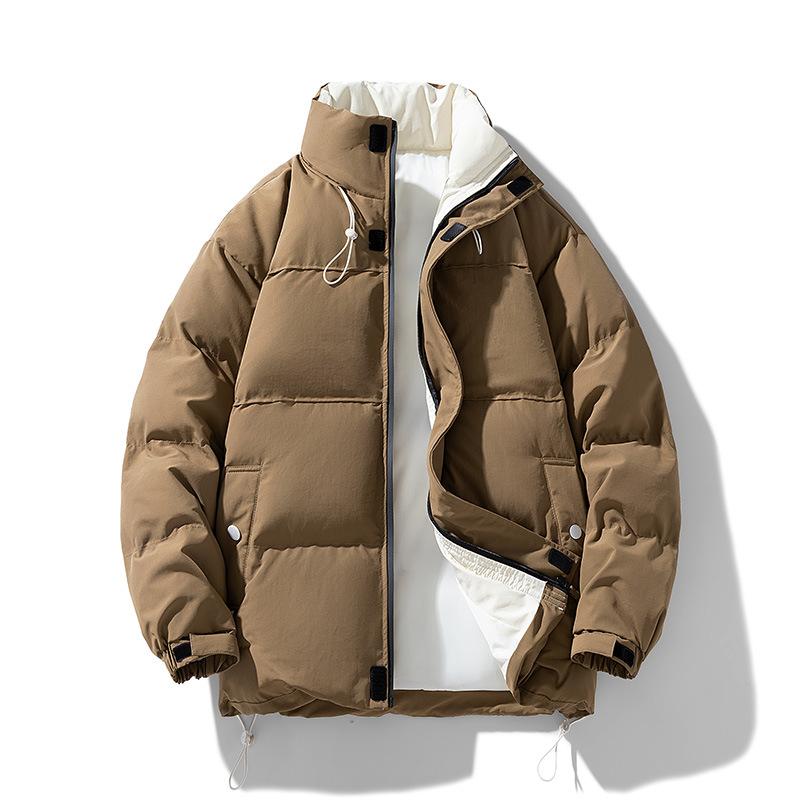 Зимняя утолщенная теплая стеганая парка мужская лоскутная пуховая куртка с принтом уличная одежда в стиле Харадзюку пальто большого размера верхняя одежда унисекс