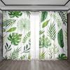 2 шт. Шторы для украшения дома, шторы-мешки с изображением банановых листьев, кухня, кофейня, гостиная, балкон, сад