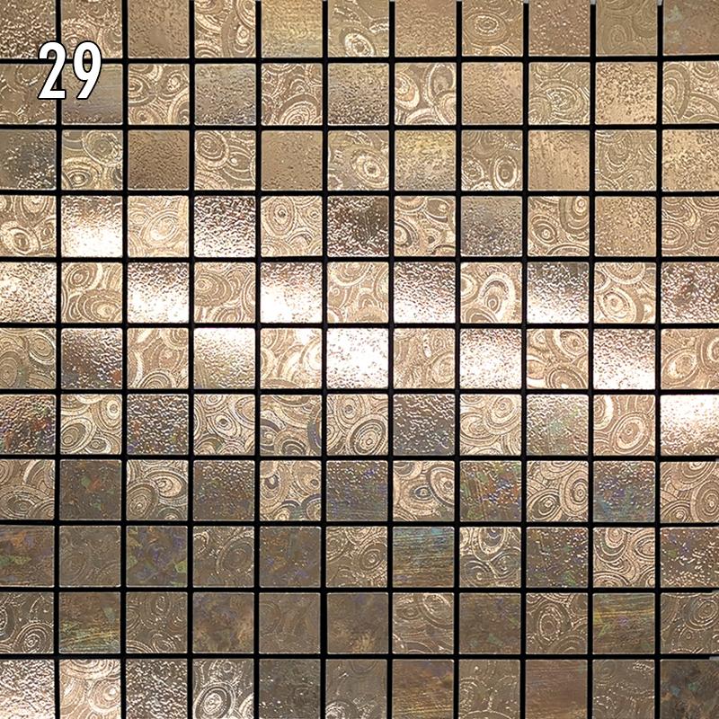 Наклейка на стену из металлической мозаики в европейском стиле, самоклеящаяся настенная плитка, фартук для гостиной, фон для телевизора, настенный декор, мозаичная палочка