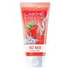 Lakme Blush Glow Strawberry Refreshing Gel Face Wash 100 G, With 100% Natural Fruit for Glowing Skin - Daily Gentle Exfoliating Facial Cleanser