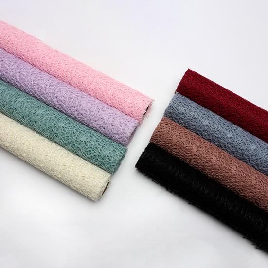 Цветочная упаковочная бумага жаккардовая ажурная сетка обертка для упаковки букетов лист для упаковки цветов элегантные флористические упаковочные материалы