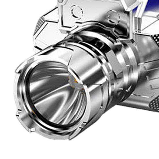 1 комплект Рыбацкая шахтерская лампа Высокая яркость Перезаряжаемая Индикатор заряда батареи Освещение Налобный Маленький фонарик для улицы