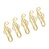 100 Pcs Music Note Shape Fancy Paperclips Anti Slip Cool Paper Clips Small Paper Clips  Notebook