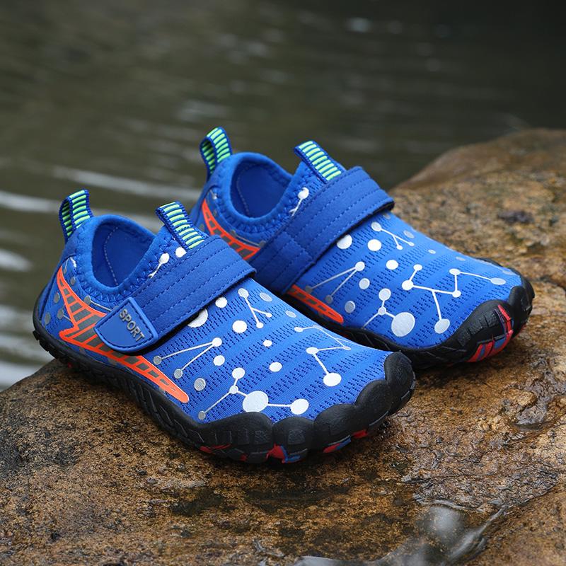 Детская обувь для воды Студенческая босоногая Быстросохнущая пляжная обувь для плавания Аквашузы Для фитнеса в помещении Беговая обувь Летняя уличная