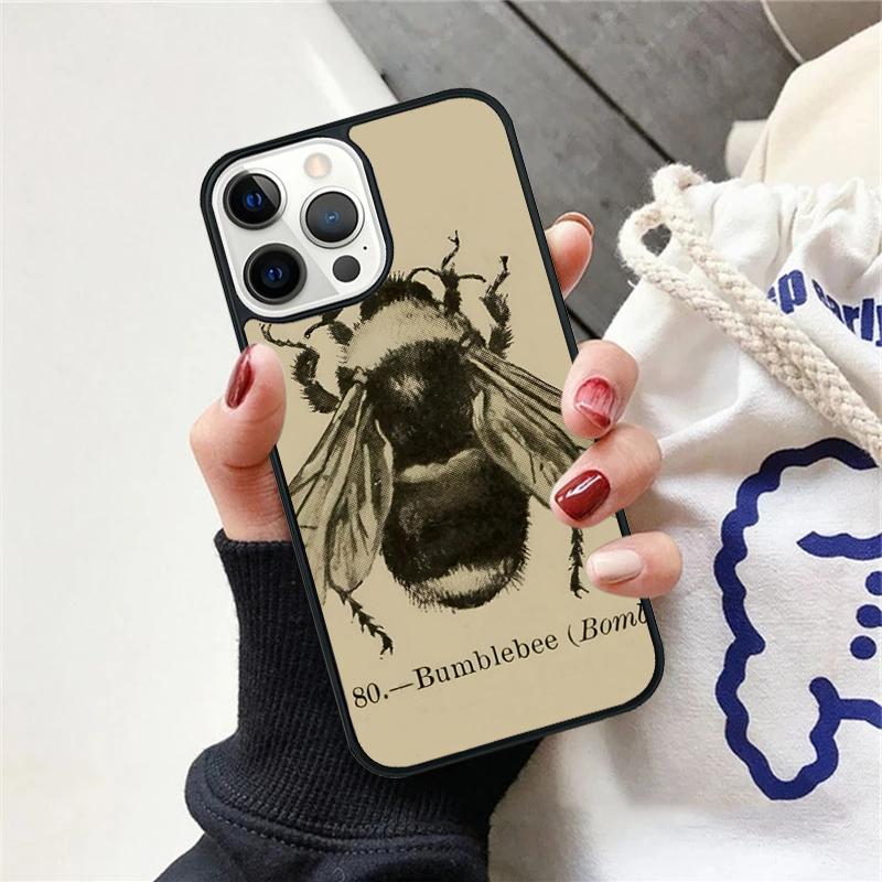 Bee Bumblebee Phone Case For iPhone 17 Air 15 16 Cover 11 13 14 Pro Max 12 Plus Max Fundas