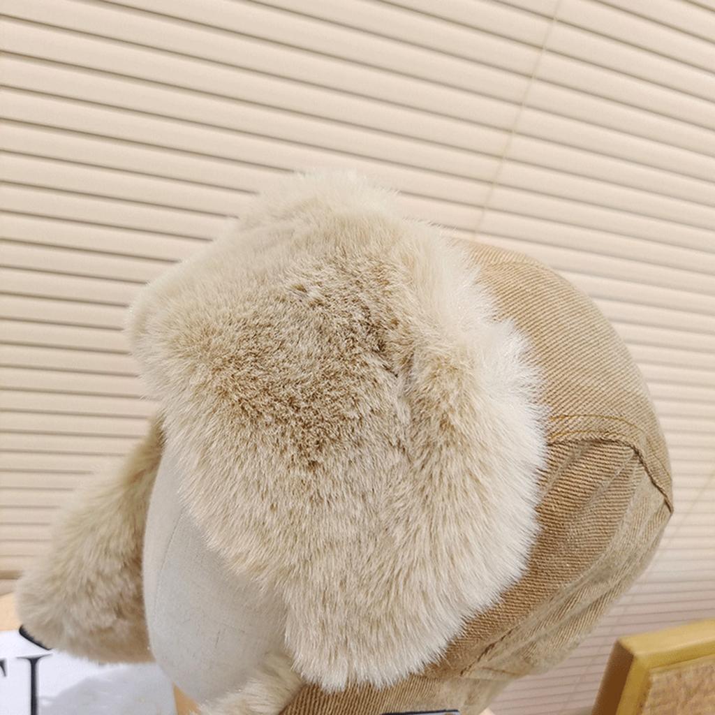 Winter Teenagers Windproof Beanie Windproof Trapper Hat Ear Protector Hat Adult Unisex Winter Cycling Skiing Supplies