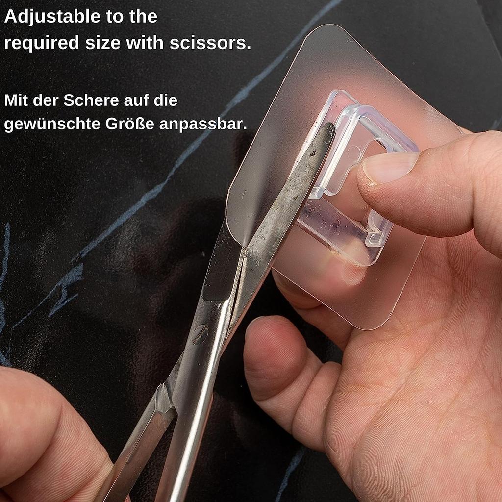 Пластиковая пряжка настенная бесшовная наклейка на крючок прочная без гвоздей прозрачная матовая нашивка на крючок аксессуары держатель без перфорации