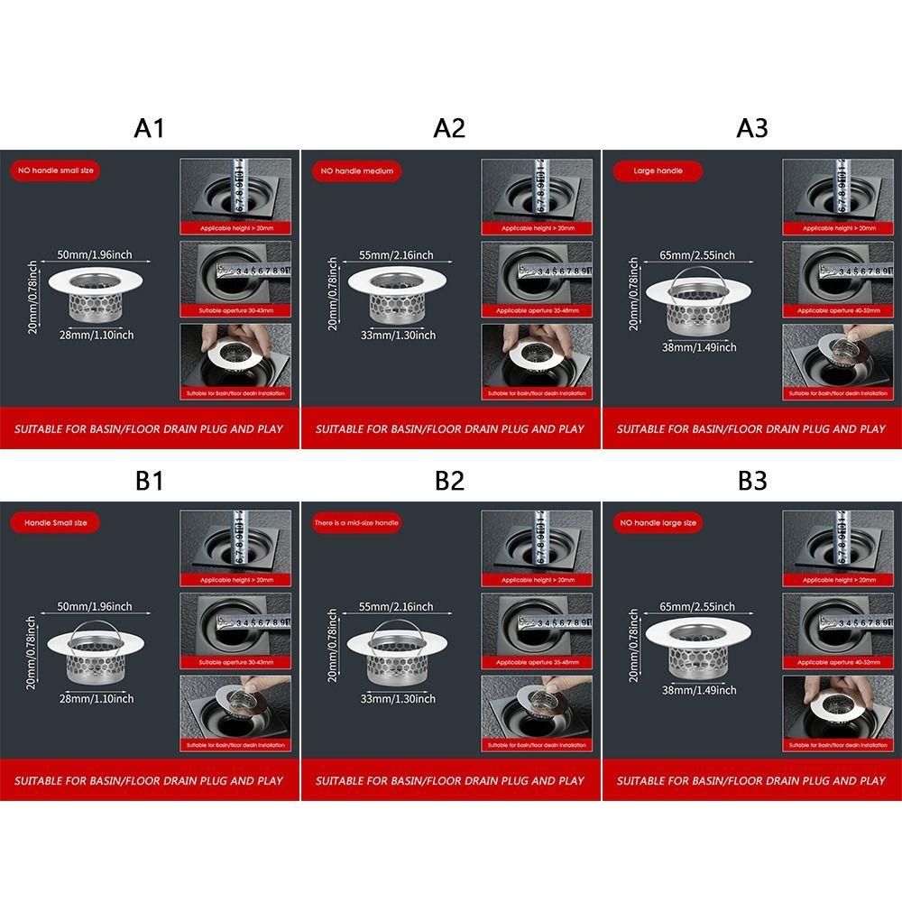 Сетчатый фильтр для слива против засоров с ручкой, полезный сетчатый фильтр для раковины, кухонные и ванные аксессуары