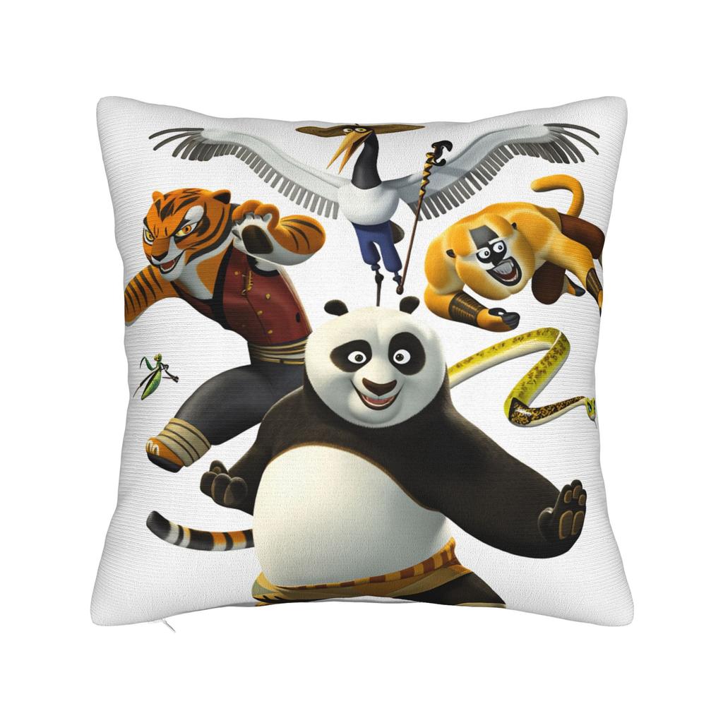 Pillow Cover K Ung F-Fu Panda Funny Pillow Case For Chair Sofa Home Decor Pillowcases