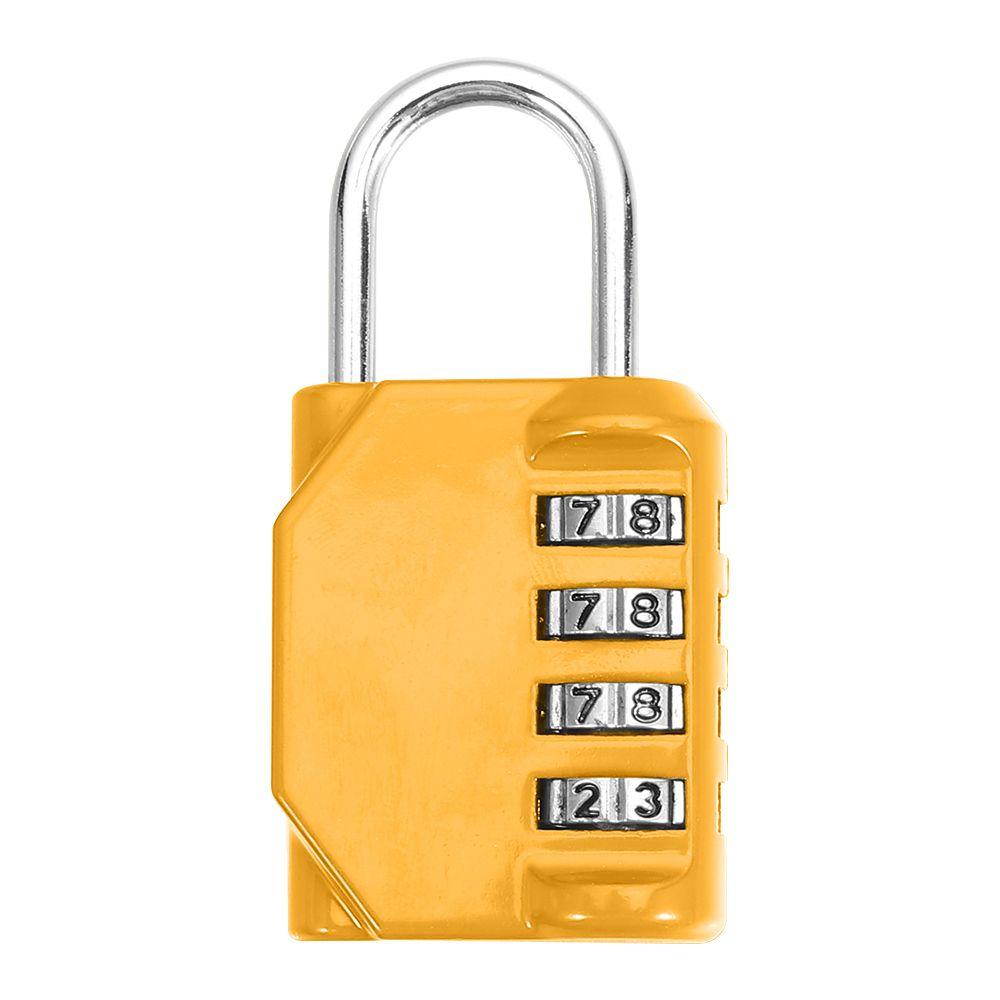 Кодовый замок, металлический кодовый замок, сбрасываемый, дорожные аксессуары, пароль, навесной замок, 4 цифры
