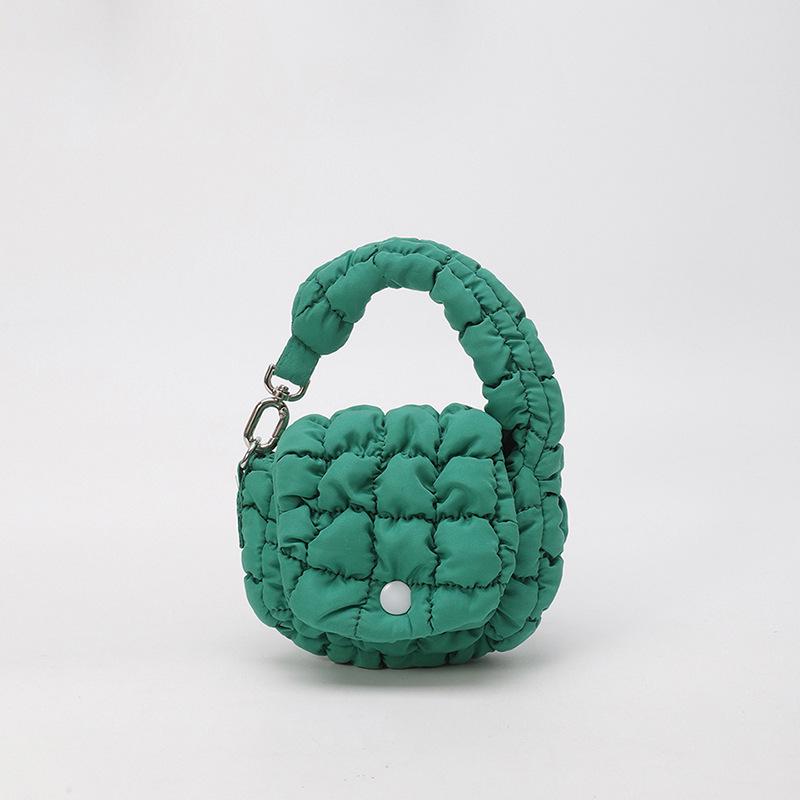 Трендовая плиссированная сумка-облако: Шикарная, Миниатюрная, Универсальная Сумка-Аксессуар в Модном Корейском Стиле