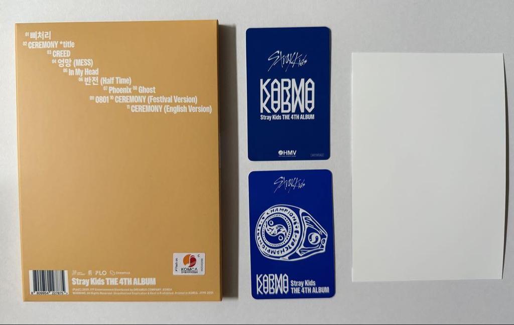 [USED] Felix HMV Bonus B Felix Karma Straykids Stray Kids