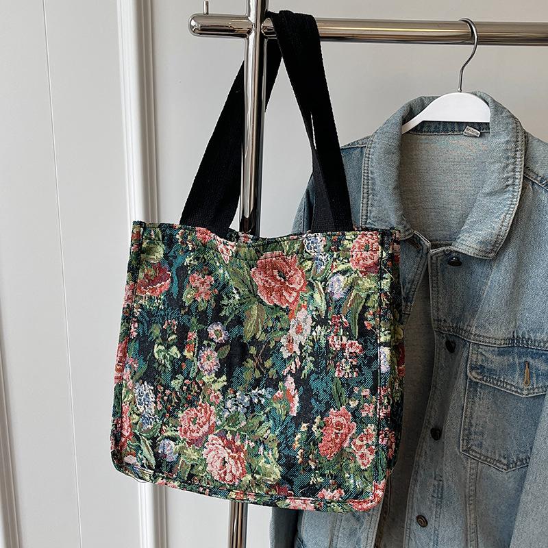 Large-capacity Ethnic Bag Women's 2024 New Trendy and Fashionable Commuter Tote Bag Women's Shoulder Handbag