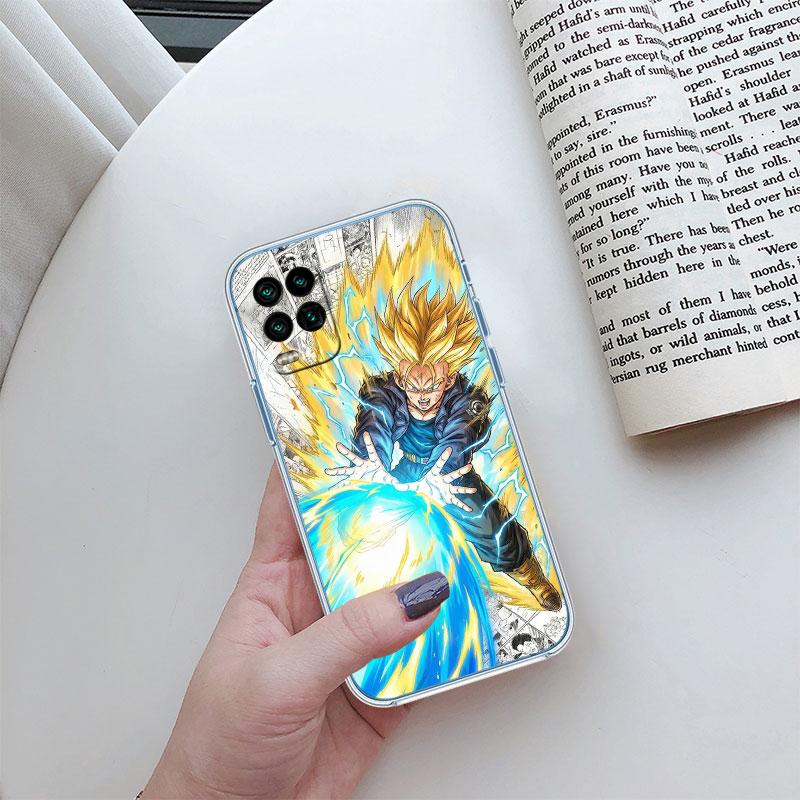 Dragon Ball Trunks Transparent Phone Case for Motorola Moto Edge 20 30 40 50 S30 Fusion Ultra Pro Neo Lite