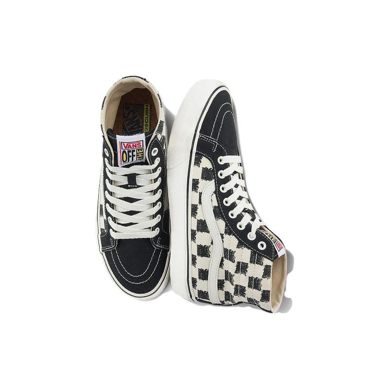 Vans SK8 Высокие Унисекс Кеды Черно-Белая Шахматная Доска VN0A4BX6KIG