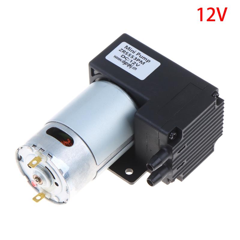 Dc12V 24V 10W Small Oilless Vacuum Pump Negative Pressure Suction Diaphragm Pump 12L/Min Pump Vacuum Pump Oilless Pump