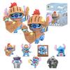 TOP TOY Disney "Stitch City Adventure" Series [1 Piece] Blind Box Plastic Model Figure Soft Vinyl Gachapon Gift Birthday Present Stitch Christmas Gift