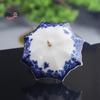 Jingdezhen Blue & White Porcelain Tea Infuser Set - Ceramic Strainer for Chinese Tea Ceremony