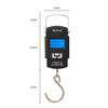WeiHeng WH-A25 Rechargeable Portable Electronic Scale LCD Display Luggage Scale Multi-unit