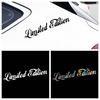 Styling Waterproof Reflective Car Accessories Window Limited Edition Car Stickers Auto-styling