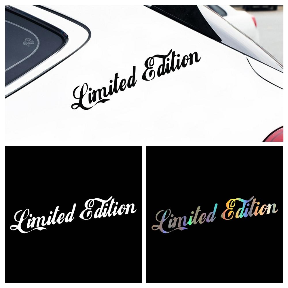 Styling Waterproof Reflective Car Accessories Window Limited Edition Car Stickers Auto-styling