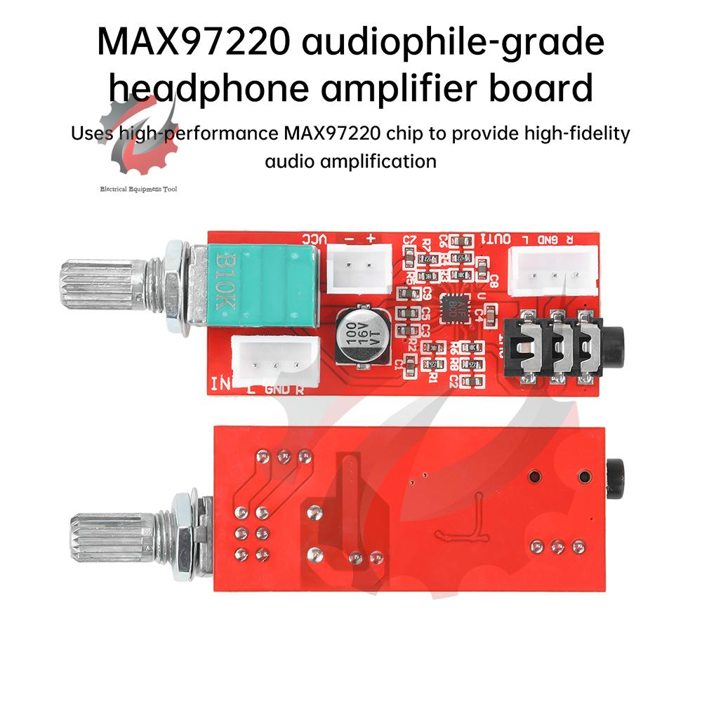 Высококачественная плата усилителя для наушников MAX97220 с регулировкой громкости для Hi-Fi аудиосистем и профессионального оборудования