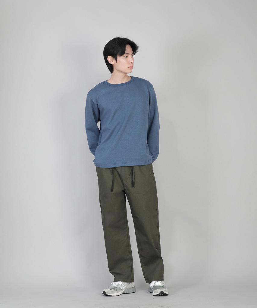 Хлопковые брюки Seinteukeulu plain, зауженные, Rtp-380, хаки