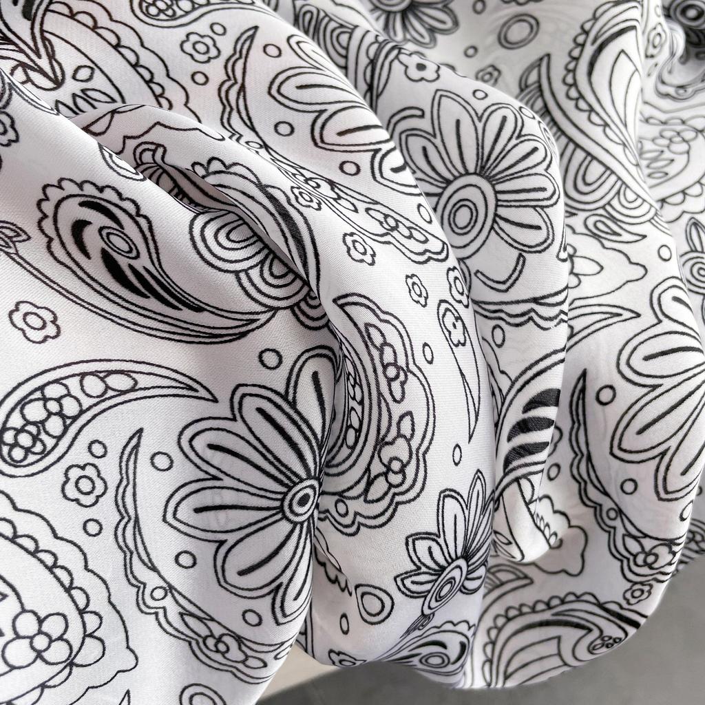 High-quality Luxurious Silk Scarves Headband Scarfs Neck Scarf For Women Chain Silk Scarf Women's Decorative Shawl